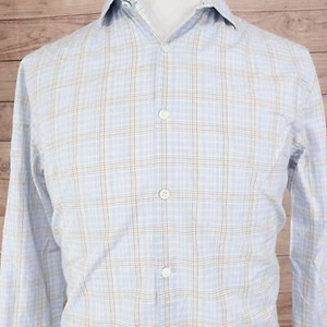 CAMISA PINGÜIN BY MUNSINGWEAR Heritage slim fit azul a cuadros abotonada 16 34/35 - Imagen 1 de 7