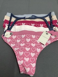 Lucky Brand Womens Size Small 5-Pack Seamless Thong Panties NWT - Picture 1 of 6