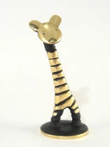 Walter BOSSE Vienna Sweet GIRAFFE Hagenauer Bronze era Patinated Brass - Picture 1 of 6