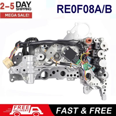 JF009E RE0F08A/B CVT Valve Body W/Solenoids&Stepper Motor For Nissan Versa 08-18 - Image 1 of 4
