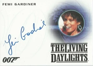 James Bond Archives Final 2017 - A267 Femi Gardiner "Harem Girl" Autograph Card - Foto 1 di 1