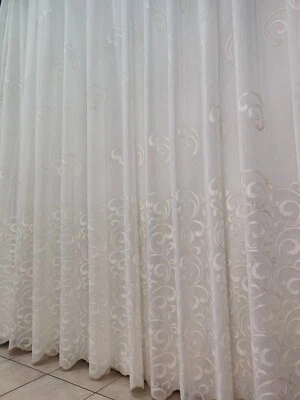 Tende a metro balza arredamento misto lino stoffe tessuto tendaggi arredamento - Immagine 1 di 4