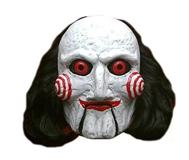 Billy Puppet Latex Mask - SAW - Costume Accessory - One Size - Image 1 of 1