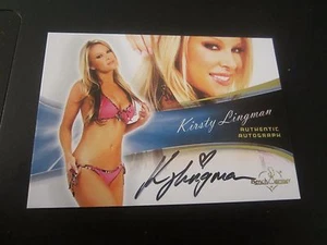Kirsty Lingman Autographed 2013 Bench Warmer Bubble Gum Autographs #49 Card - Picture 1 of 2