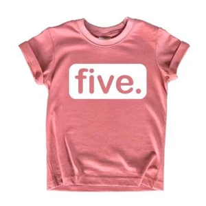 5th birthday shirts for girls 5 year old shirt girl five gift fifth tshirt ou... - Picture 1 of 6