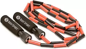 Bodysport ZZR184 Beaded Jump Rope - Expand Your Workout Routine - Foam Handles f - Picture 1 of 11