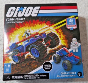 GI Joe Cobra Ferret Construction Set 45 Piece Brand New w/ Figure Hasbro - Picture 1 of 3