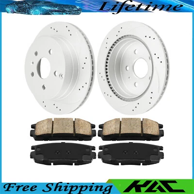 Rotores de freno traseros de 303 mm + pastillas de freno para Chevy Equinox GMC Terrain 2010-2017 Foto 1 de 4