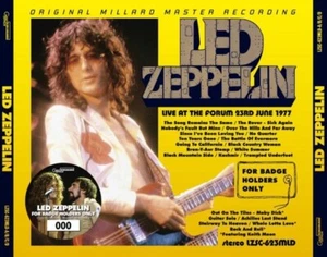 LED ZEPPELIN FOR BADGE HOLDERS ONLY:ORIGINAL MILLARD MASTER RECORDING(4CD) NEW - Imagen 1 de 2
