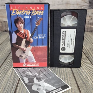Beginning Electric Bass Vol 2 by Roly Salley You Can Play (VHS, 1988) Excellent - Picture 1 of 8