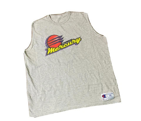 VTG Phoenix Mercury WNBA Basketball Champion Autograph Tank Top Sz Adult XL Cover
