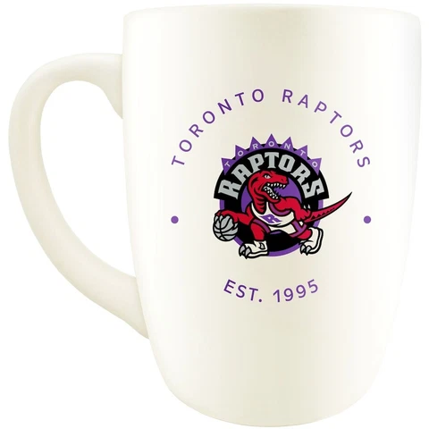 The Sports Vault Toronto Raptors 14oz. Vintage Stamp Retro Diner Mug NBA Cover
