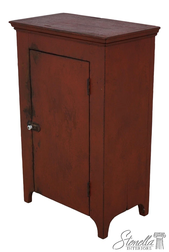 L60563EC: Gabinete de puerta pequeña estilo americano acabado rojo pintado Foto 1 de 4