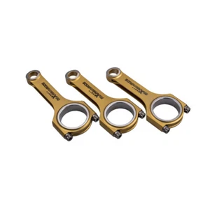 3x Titanized Pleuel H-Schaft for BMW B38A15M0 1.5T 3 cylinder ARP 2000 148.2mm - Picture 1 of 12