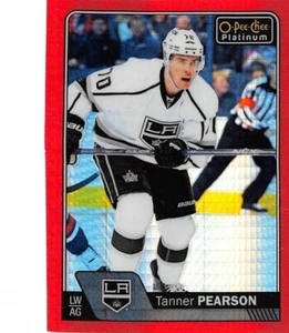 2016-17 O-Pee-Chee Platinum Red Prism #141 Tanner Pearson /199 - Picture 1 of 3
