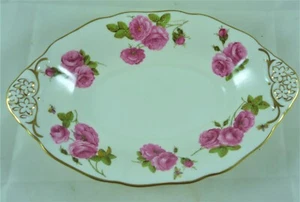 VINTAGE ESTATE FOLEY BONE CHINA CENTURY ROSE SERVING DISH ST# 19419 - Picture 1 of 3