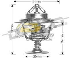 DAYCO Thermostat FOR Jaguar XJ6 7/1974-12/1976 4.2L Carb Series 2 - Image 1 of 1