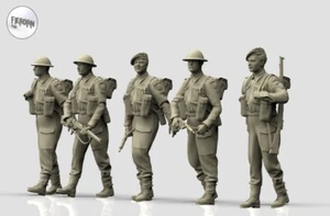FIERDAN British Soldiers Segunda Guerra Mundial escala 1:32 - Imagen 1 de 1