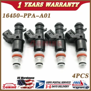 4x NUEVOS Inyectores de Combustible para Honda Accord 2.4L2003-2007 16450-RAA-A01 16450RAA01 - Imagen 1 de 12