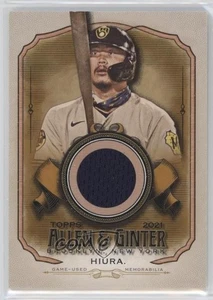 2021 Topps Allen & Ginter's Full Size Relics B Keston Hiura #AGA-KH - Picture 1 of 4