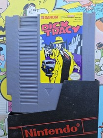 Dick Tracy Nes Nintendo Game Cartridge Working Beat Em Up Top Down Driver Puzzle