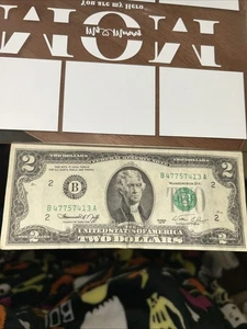 1976 2 Dollar Bill - Picture 1 of 2