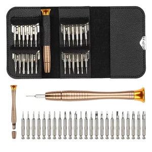 25PCS Repair Tool Screwdriver Wallet Kit for Smart Phone Watches Eyeglass Repair - Picture 1 of 9