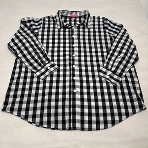 Blusa mujer con botones negra blanca talla 18/20 - Imagen 1 de 7
