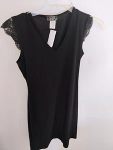 Vintage Eye Candy Black Dress - Picture 1 of 3