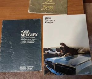 1968 Mercury Cougar Literature 3pcs - Picture 1 of 4