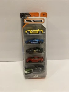 2016 Matchbox Exotic 5 Pack - Ford GT, Lotus Evora, Porsche 911, C6 Corvette - Picture 1 of 4