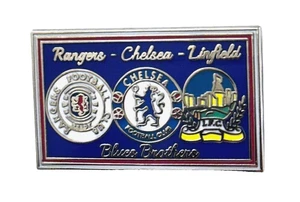 BLUES BROTHERS FOOTBALL OF LIONS FLAG BADGE FREE UK 48HR POST - Bild 1 von 4