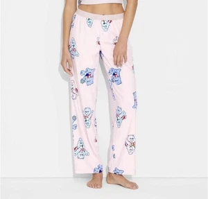 Care Bears Lounge PJ Pyjamahose Gr. L Large - rosa/super weicher Stoff - NEU - Bild 1 von 8
