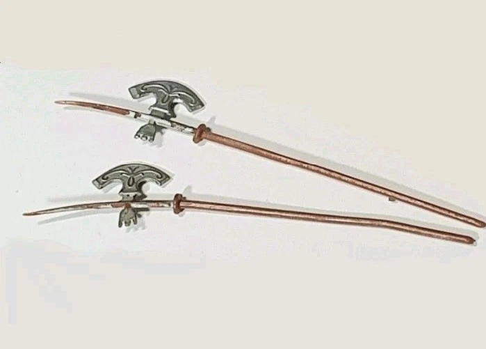 Vintage Britains Historic Series Swoppet Knights Pole Axes - Image 1 of 1