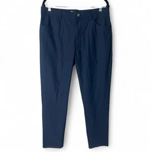 Vuori - Men's Technical Stretch Performance Pants Navy Zip Pocket - Sz. L - Picture 1 of 5