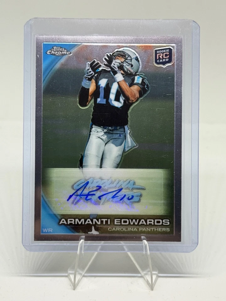 2010 Topps Chrome #C136 Armanti Edwards Rookie Autographs - Image 1 of 2