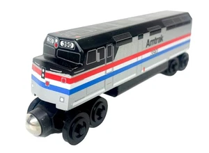 Tren de madera Amtrak GE EMD F40PH 390 6,25 pulgadas motor locomotora compatible - Imagen 1 de 2
