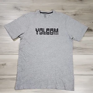 Volcom T-Shirt Men's Medium Gray Graphic Short Sleeve - Picture 1 of 8