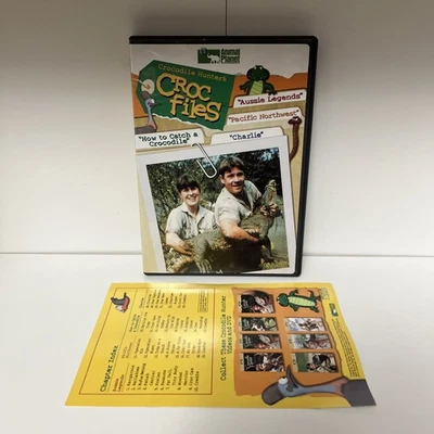 Crocodile Hunter's Croc Files DVD+Insert Paper Good condition DVD Steve Irwin - Image 1 of 4