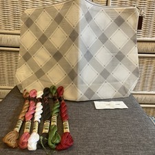 It's Sew Emma Mad For Plaid Project Bag-Charcoal - ISE815