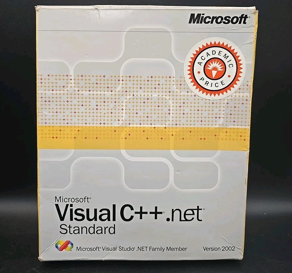 Microsoft Visual C++ .NET Standard 2002 W/ Key - Image 1 of 3