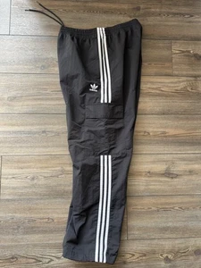 Pantalones cargo Adidas Originales Adicolor Classics 3 bandas - Para hombre medianos M negros - Imagen 1 de 7
