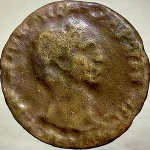 Sestertius Emperor Trajan Ancient Roman Coin 98AD-117AD Genuine - Picture 1 of 8