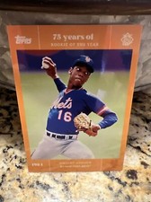 2022 Topps Rookie of the Year 75th Anniversary DWIGHT GOODEN Orange 5/5