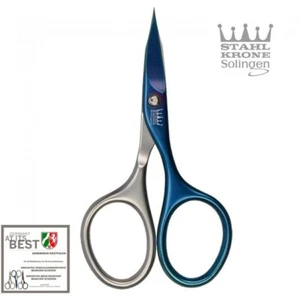 STAHLKRONE SOLINGEN GERMAN NAIL SCISSORS / DARK BLUE MICRO TIP / MANICURE - Picture 1 of 3