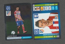 2013-14 Panini Sticker and Foil David Villa Atletico Madrid Lot