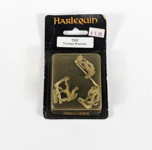 HARLEQUIN RPG Juego de Guerra Miniaturas VER'MEN WARRIORS 7201 NUEVO De Colección - Imagen 1 de 2
