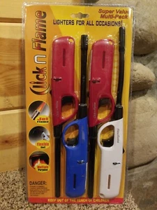4er-Pack CLICK N FLAMME, WINDDICHT, FLEXIBLE WELLE UND 2 MULTIZWECK - Bild 1 von 12