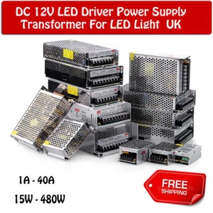 DC 12V LED Driver Power Supply Transformer Switching driver for LED Strip CCTV - Picture 1 of 71
