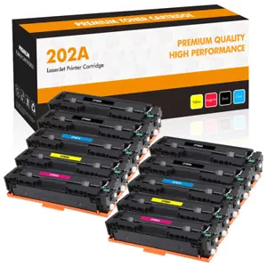 LOTE Tóner Compatible con HP 202A CF500A Color LaserJet M254dw M254dn M281fdw - Imagen 1 de 21